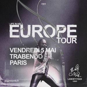 Lancey Foux en concert au Trabendo en mai 2023