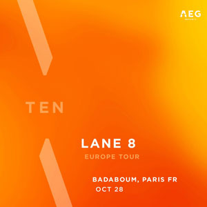 Lane 8 Concert Badaboum Paris 2026