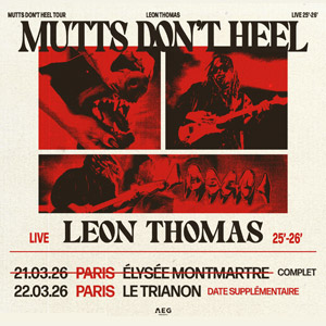 Leon Thomas en concert Le Trianon le 22 mars 2026