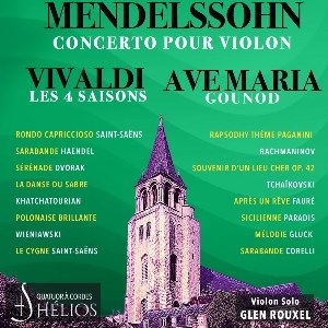Les 4 Saisons de Vivaldi, Concerto de Mendelssohn Église de Saint Germain des Prés - Paris samedi 3 juin 2023