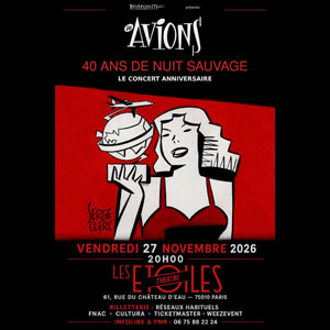 Les Avions à Paris : concert, date et billets