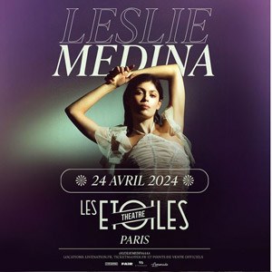 Leslie Medina en concert Les Étoiles en avril 2024