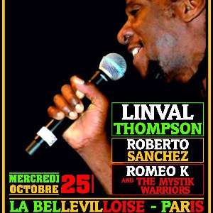 Linval Thompson en concert à La Bellevilloise le 25 octobre 2023