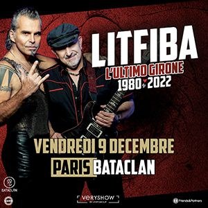 Litfiba en concert au Bataclan en décembre 2022