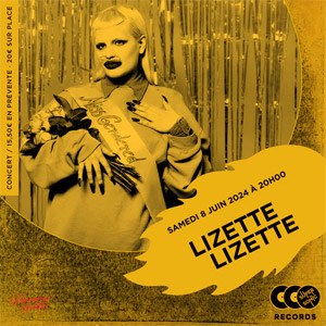 Lizette Lizette en concert au Supersonic Records