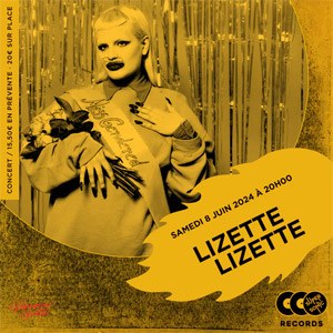 Lizette Lizette en concert au Supersonic Records