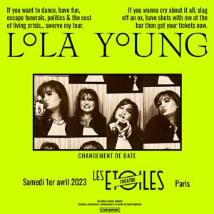 Lola Young en concert Les Etoiles en avril 2023