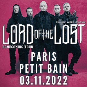 Lord Of The Lost en concert au Petit Bain en 2022