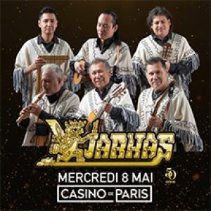 Los Kjarkas en concert au Casino de Paris en mai 2024