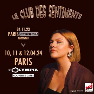 Louane L'Olympia du 10 au 12 avril 2024
