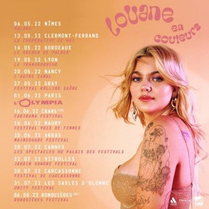 Louane en concert à L'Olympia en juin 2022