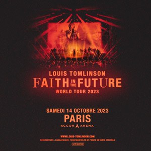 Louis Tomlinson en concert à l'Accor Arena en octobre 2023