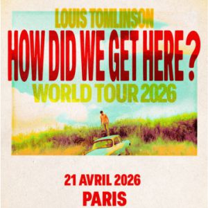 Louis Tomlinson en concert Accor Arena en avril 2026