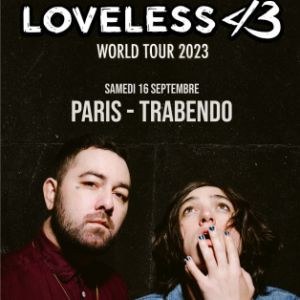 Loveless en concert au Trabendo en septembre 2023