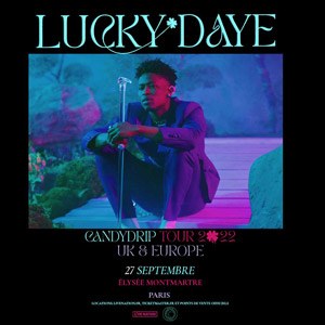 Lucky Daye en concert à l'Elysée Montmartre en 2022