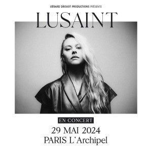 Lusaint en concert à L'Archipel en mai 2024