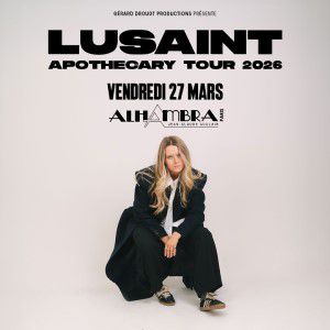 Lusaint en concert Alhambra le 27 mars 2026