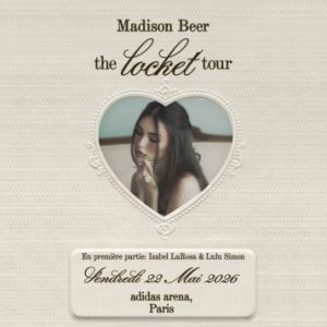 Madison Beer en concert Adidas Arena en mai 2026