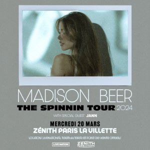 Madison Beer en concert au Zénith de Paris en mars 2024