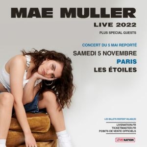 Mae Muller en concert Les Étoiles en novembre 2022