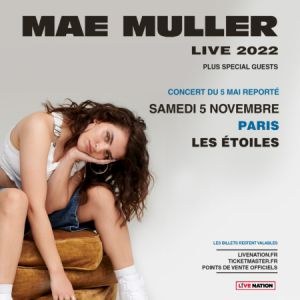 Mae Muller en concert Les Etoiles en novembre 2022