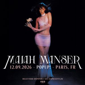 Maiah Manser Concert Pop Up! Paris 2026