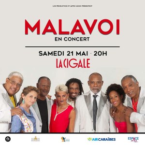 Billets Malavoi La Cigale - Paris le 21/05/2022