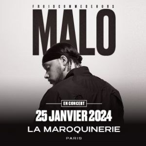 Malo en concert à La Maroquinerie en janvier 2024
