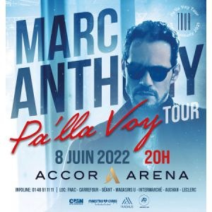 Marc Anthony en concert à Accor Arena en juin 2022