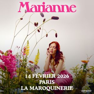 Marianne en concert La Maroquinerie le 14 février 2026