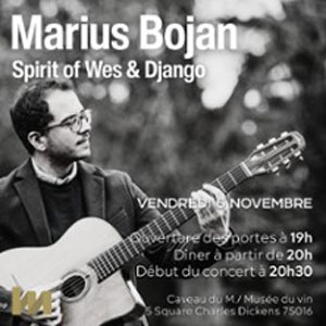 Marius Bojan Concert Le M. Musée du Vin Paris