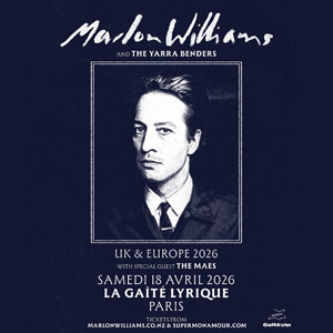 Marlon Williams en concert La Gaite Lyrique le 18 avril 2026