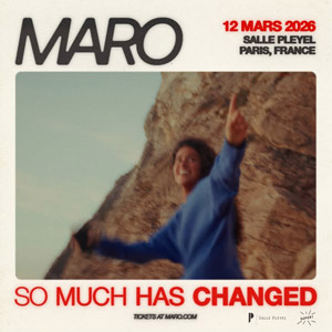 Maro en concert Salle Pleyel le 12 mars 2026