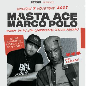 Masta Ace & Marco Polo en concert Bizz'Art en novembre 2025