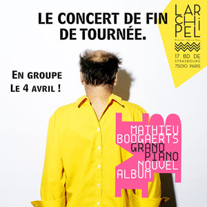 Mathieu Boogaerts L'Archipel Paris 2026