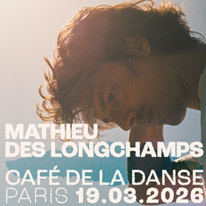 Mathieu Des Longchamps en concert Café de la Danse le 19 mars 2026