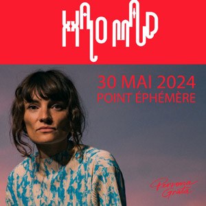 Maud Halo en concert au Point Ephemere en mai 2024