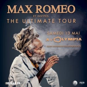 Billets Max Romeo L'Olympia - Paris samedi 13 mai 2023