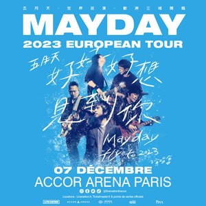 Mayday en concert à l'Accor Arena le 7 décembre 2023
