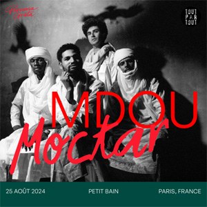 Mdou Moctar en concert au Petit Bain en août 2024