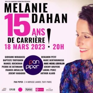 Mélanie Dahan en concert au Pan Piper en 2023