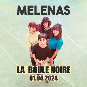 Melenas en concert à La Boule Noire en avril 2024