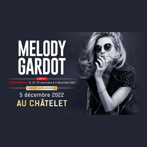 Melody Gardot Théâtre du Châtelet lundi 5 décembre 2022