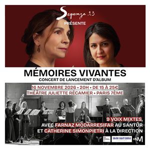Mémoires Vivantes Théâtre Juliette Récamier Paris