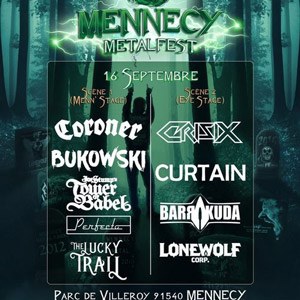 Mennecy Metal Fest Espace Culturel Jean Jacques Robert Orangerie - Mennecy du 16 au 18 septembre 2022