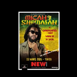Micah Shemaiah en concert New Morning en mars 2026