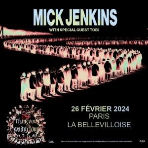 Mick Jenkins en concert à La Bellevilloise en février 2024
