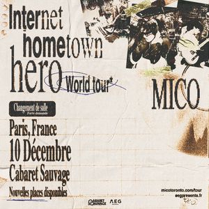 Mico en concert Cabaret Sauvage le 10 décembre 2025