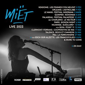 Miët en concert à La Maroquinerie en 2023