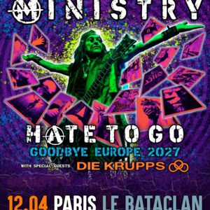 Ministry Concert Le Bataclan Paris 2027